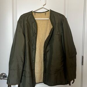 Olive Green Men's Liner Jacket